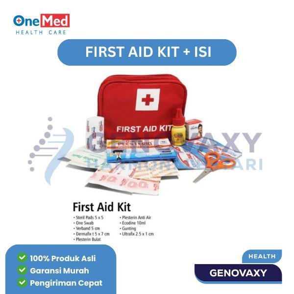 READY P3K First aid kit bag merah + isi