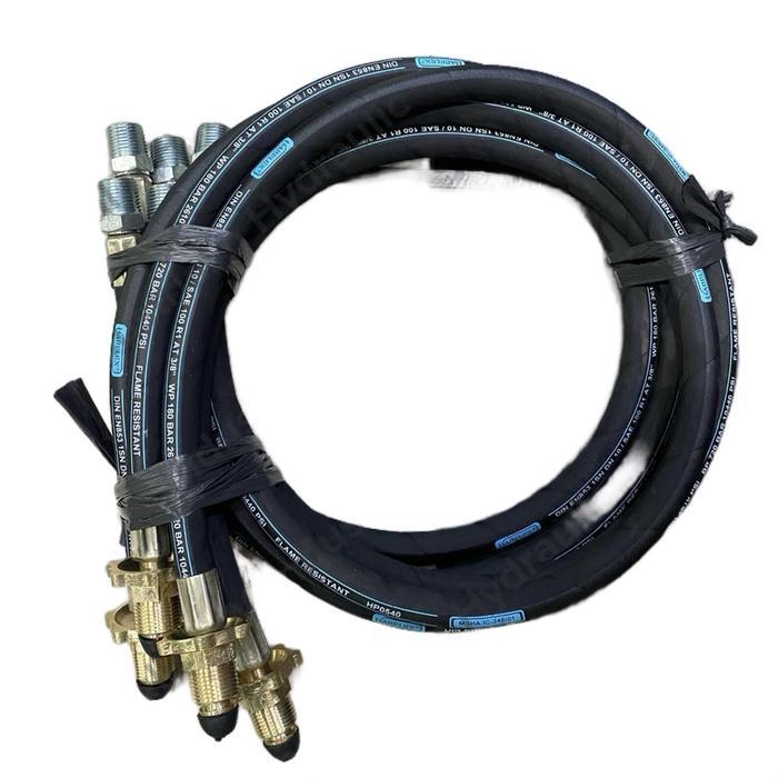 Pigtail Selang Gas 50Kg 1/2" 1 Meter High Pressure Selang Kawat (High Quality Hose)
