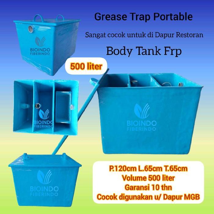 SALE Grease Trap 500 liter Bioindo - Grease Trap portable Penjebak Lemak - Greasetrap MBG, ipal mbg