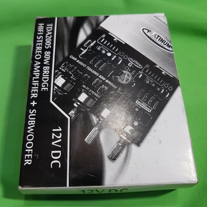Kit Power Speaker Aktif 12Volt Tda2005 Tda 2005 Platinum 12V Amplifier #Gratisongkir