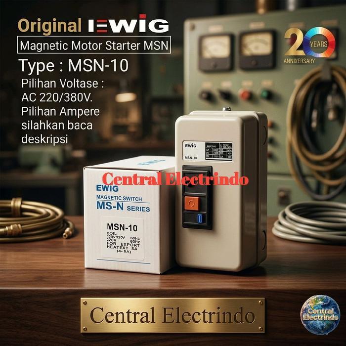 Magnetic Starter EWIG MSN 10 220V/380VAC