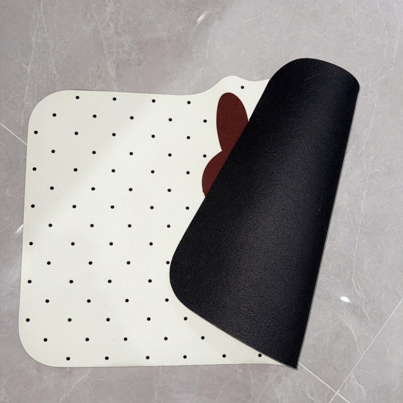 Miffy Floor Mat Simple Toilet Floor Mat Toilet Absorbent Quickdrying Antislip Floor Mat Bathroom Pad