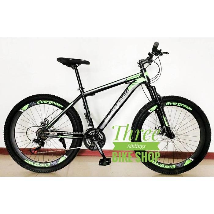 SEPEDA GUNUNG MTB EVERGREEN 580 RANGER 26 inch WARNA HIJAU