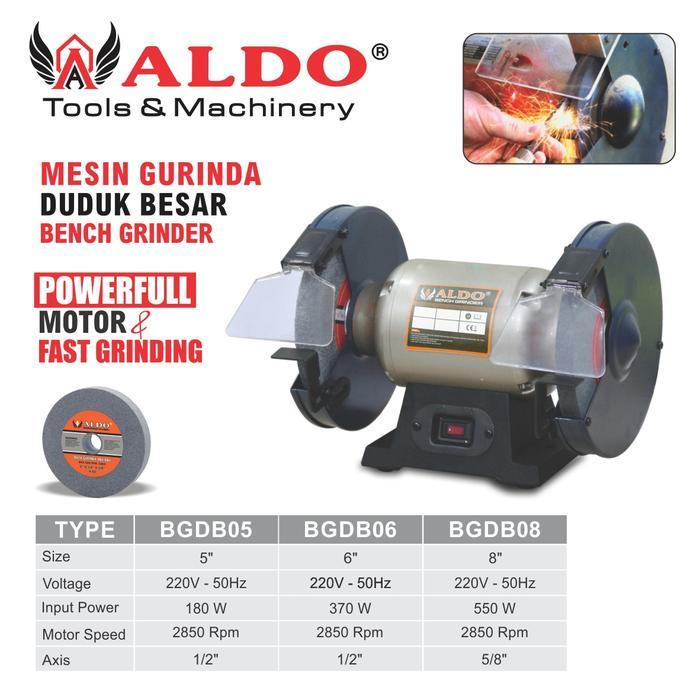 COCHONS MESIN GURINDA DUDUK BODY BESAR / BENCH GRINDER MACHINE / BENCH GRINDER / MESIN GERINDA