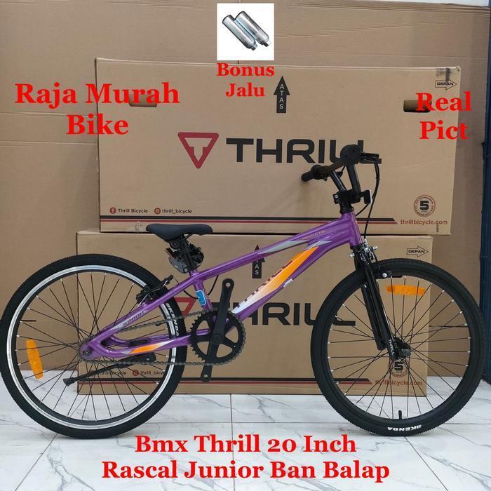 Sepeda Bmx 20 In Thrill Rascal Junior Ban Balap Sepeda Bmx Thrill Rascal Junior 20 In - Purple