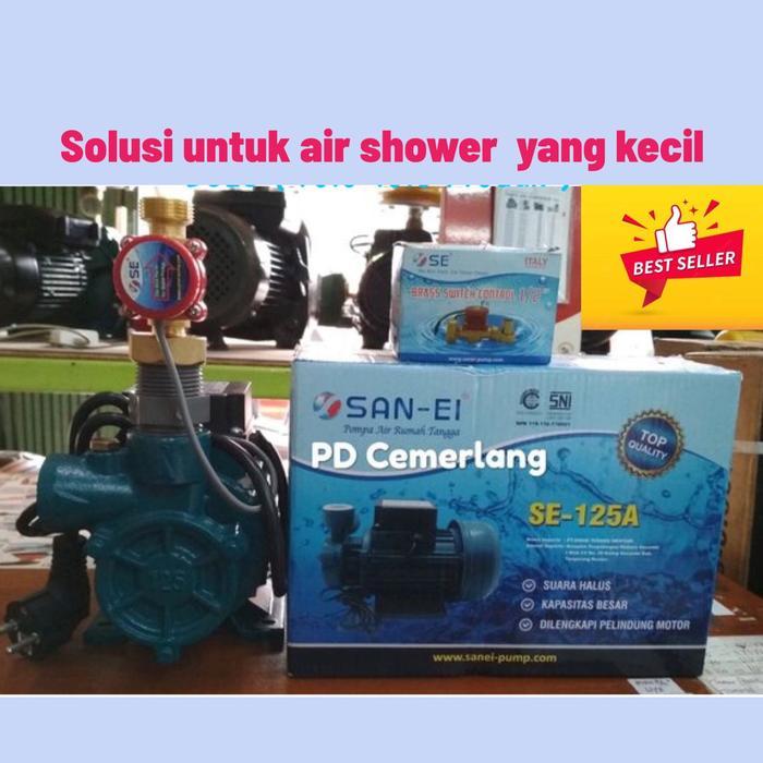 Pompa Air Pendorong Air Toren Otomatis Booster Pump San Ei Sanyo