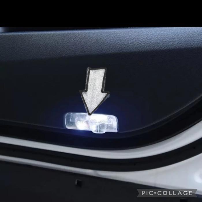 Lampu Led Door Trim Logo Vellfire Lampu Door Trim Toyota Vellfire Anh3