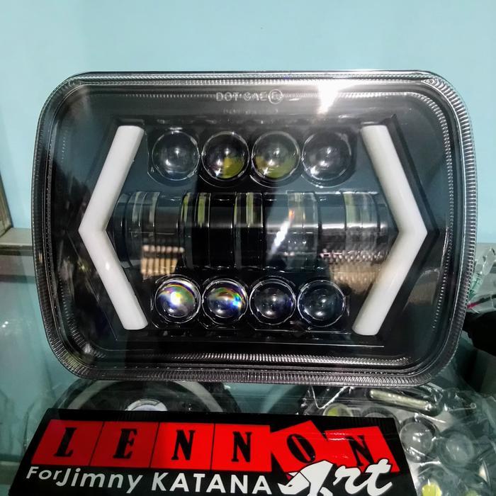 Headlamp Head Lamp Lampu Utama Kotak Daymaker 7In Suzuki Jimny Katana