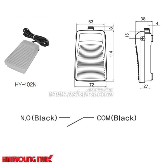 Foot Switch Hanyoung Hy-102N