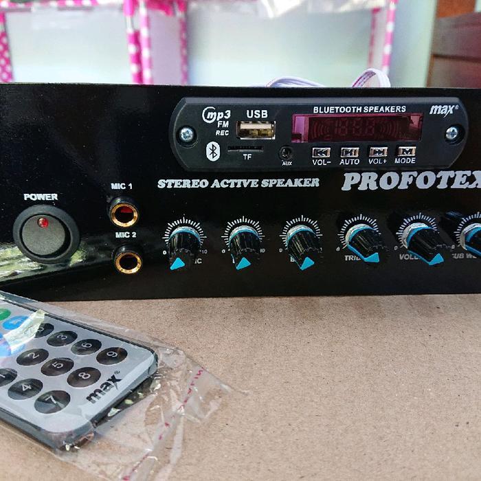 kit module amplifier speaker aktif stereo echo subwoofer plus MP3 bluetooth