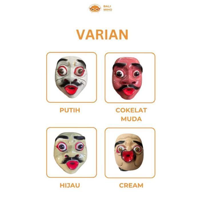 Open DS] Topeng Bibir Monyong Bali - Topeng Bali - Topeng Kayu Unik - Souevenir topeng bali - topeng