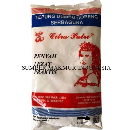 

New TEPUNG CiITRA PUTRI 250 gr / TEPUNG BUMBU GORENG AYAM HALAL - ECERAN