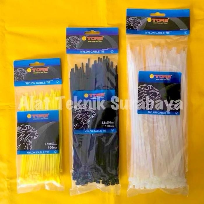 

Cable Ties Tali Ikat Kabel Tora 4,8 X 300 400 Mm 7,2 X 500 Pengikat Tie Strap Tis 4.8 30 40 Cm 7.2