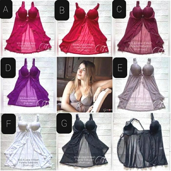 Laris Valege Sexy Lingerie Tembus Pandang (Victoria Secret La Senza Tidur Hm Terlariss 