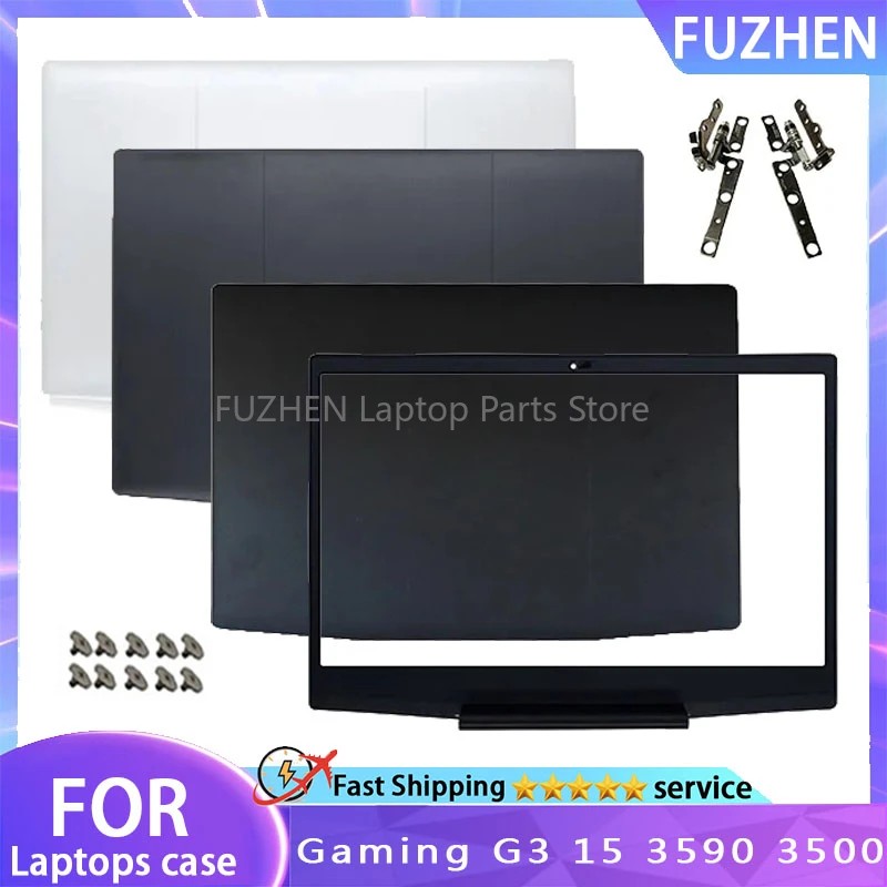 Casing Laptop New For DELL Gaming G3 15 3590 3500 Laptop LCD Back Cover Front Frame Hinge