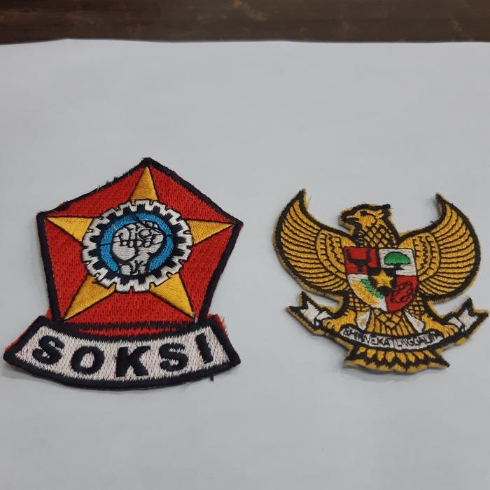 emblem bordir soksi & garuda