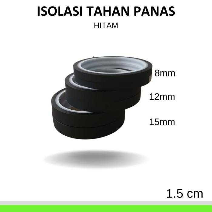 RakkiPanda Isolasi Solatip Tahan Panas Warna Hitam