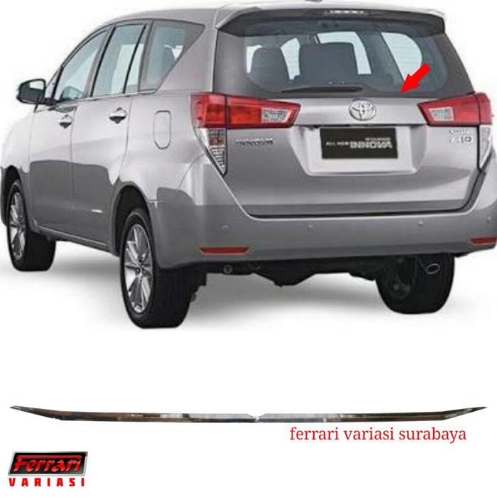 List Kaca Belakang Mobil Toyota Innova Reborn Chrome Ferrari Variasi