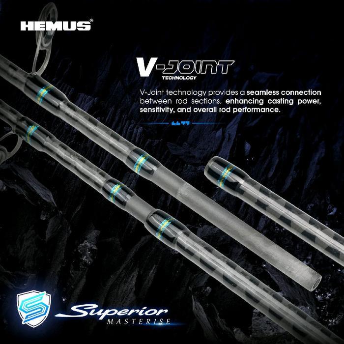 Hemus Superior Masterise Joran pancing Galatama Fuji SIC K series Best Quality