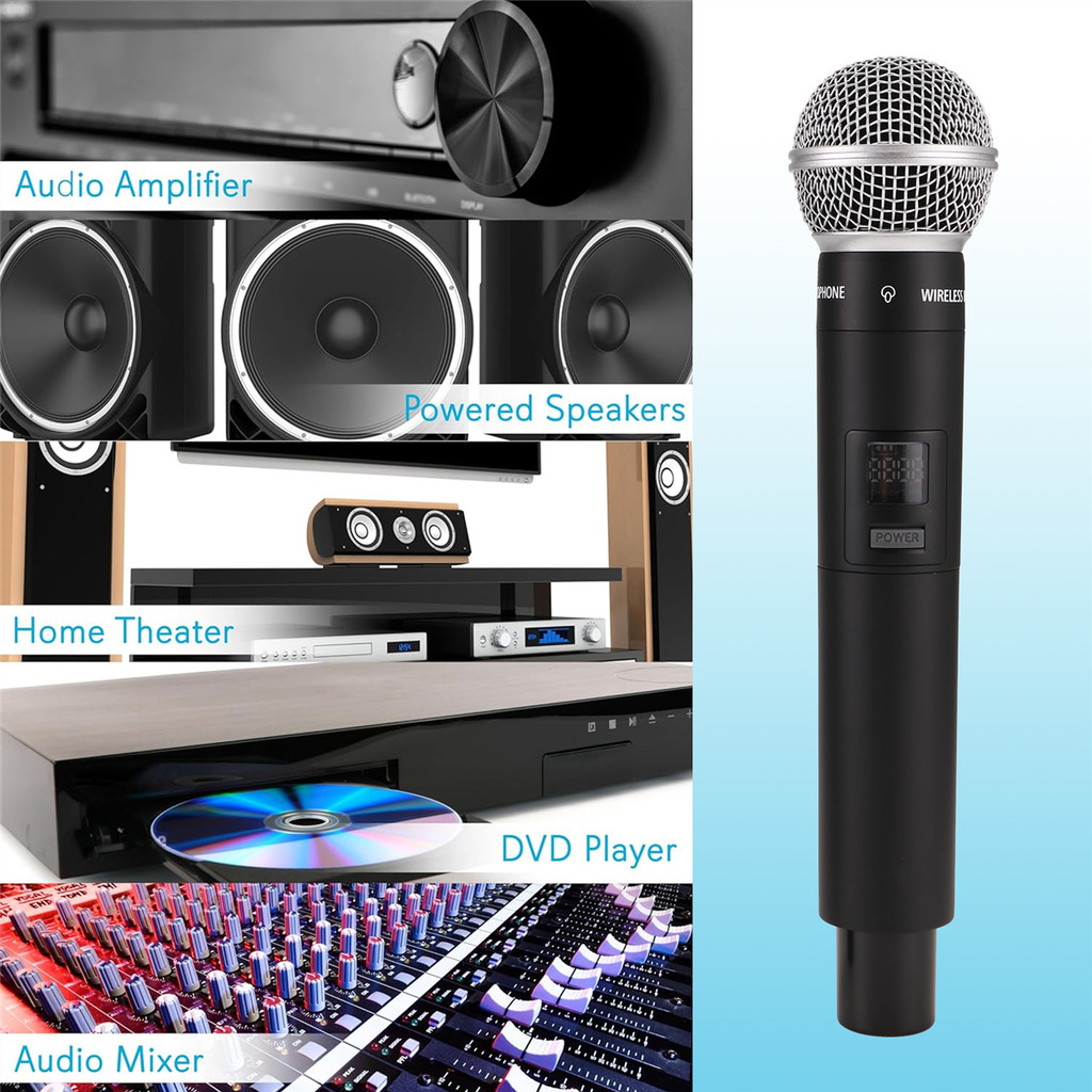 POPULAR DEBRA PROFESSIONAL AUDIO WIRELESS HANDHELD MICROPHONE UHF WIRELESS MICROPHONE FOR INTERVIEW