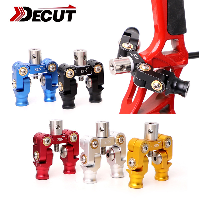 Decut 5 Colors Recurve Bow Balance Rod V Bar Archery Stabilizer Convertible Angle Connect Seat