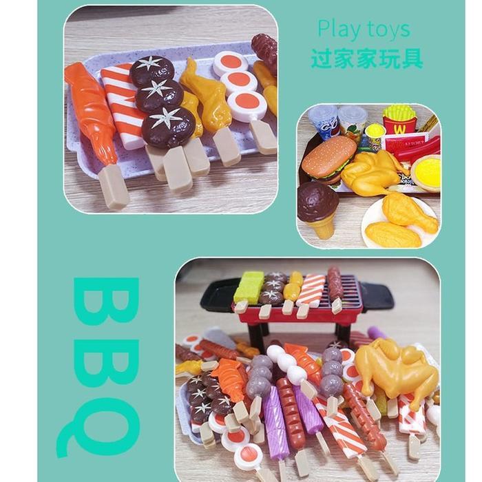 Laristop- [Tm888]Mainan Anak Bbq Set Lengkap