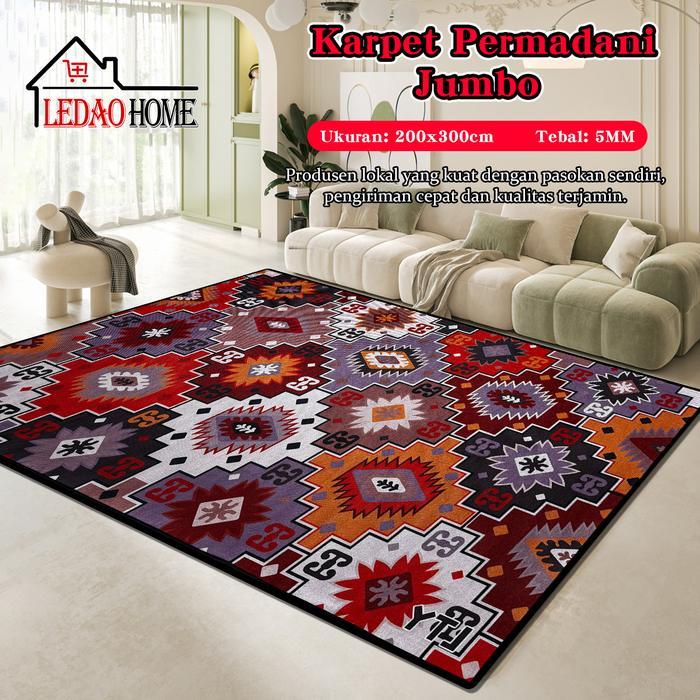 Karpet Lantai Eropa Style Karpet Lantai Uk200X300Cm /Karpet Permadani Ruang Tamu