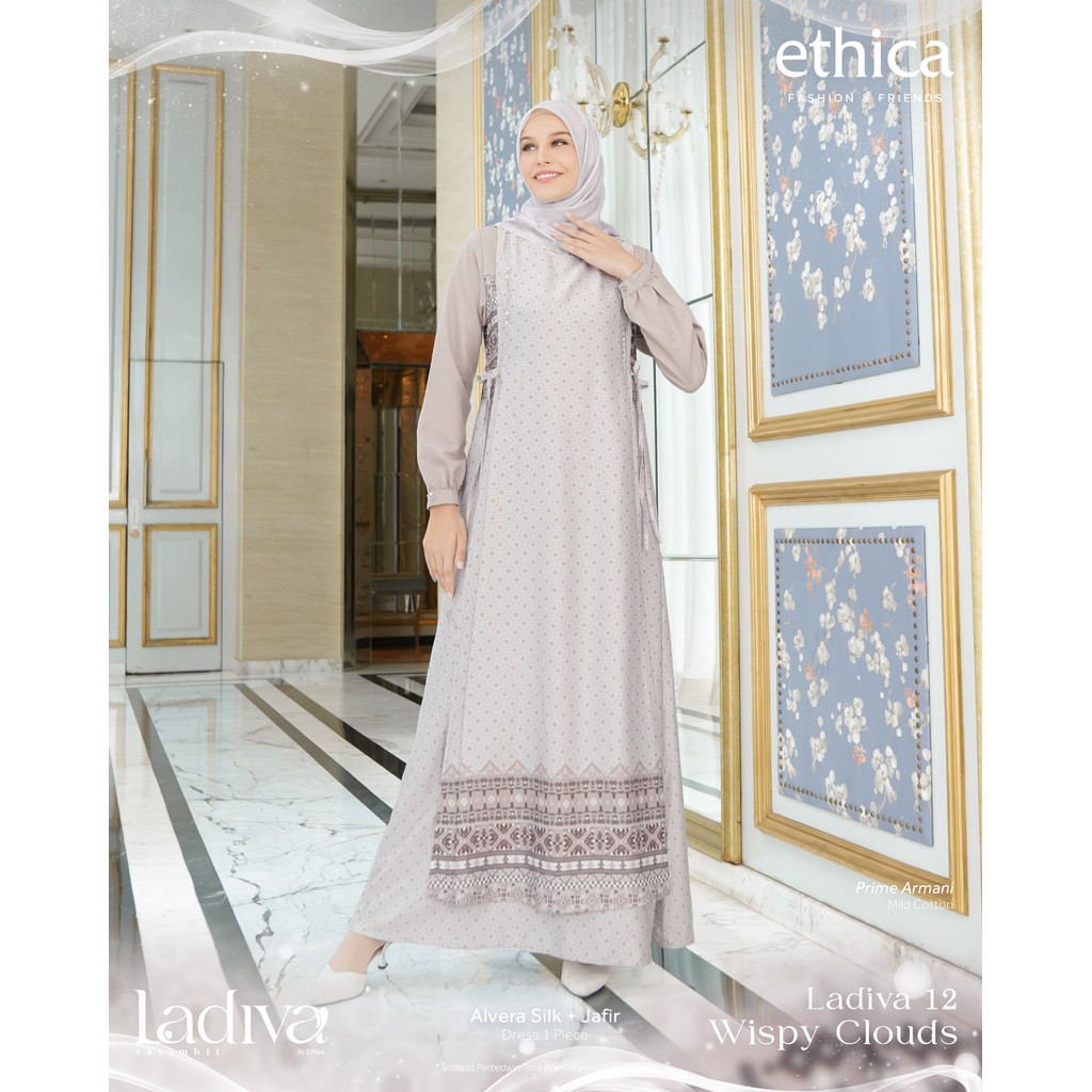 GAMIS WANITA ETHICA LADIVA 12 / GAMIS LEBARAN TERBARU 2026
