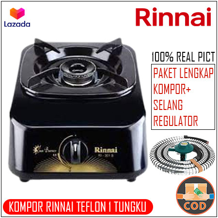 Kompor Gas 1 Tungku Rinnai 301 S / Kompor Rinnai 1 Tungku / Kompor Rinai 1 Tungku / Kompor 1 Tungku 