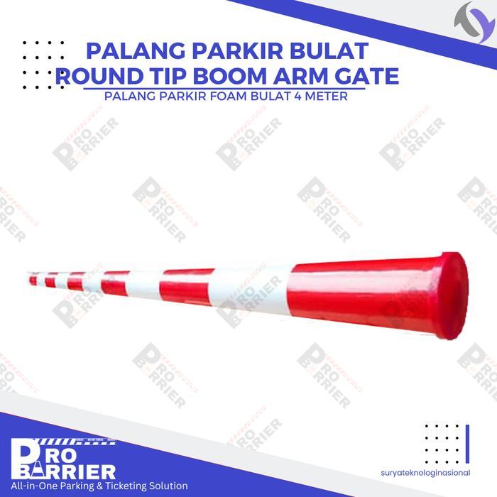 Palang Parkir Bulat Busa Portal Bulat Busa 4 Meter