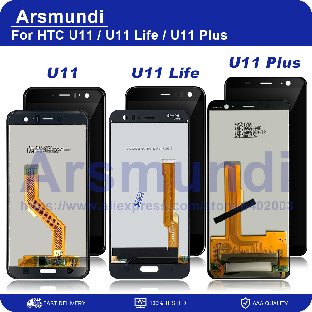 For Htc U11 U11Life U11Plus Lcd Display Touch Screen Digitizer Assembly Replacement Parts