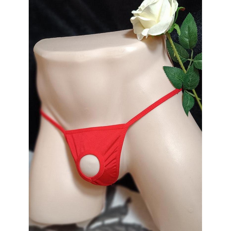 PRODUK TERBATAS CELANA DALAM PRIA OPEN GSTRING MINI TERBUKA THONG COWOK Y0530