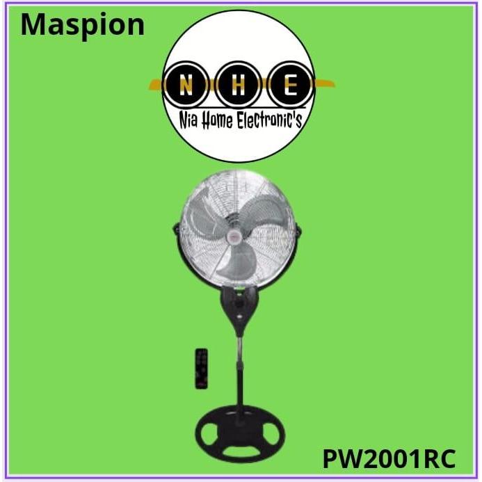 TERMURAH MASPION POWER FAN 20 INCH PW-2001 RC [ REMOTE ] PW2001RC