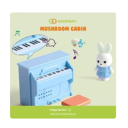 BABIESFIRST GW8722 GOODY MUSHROOM CABIN Hen Toys