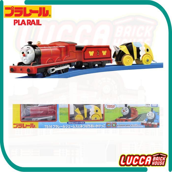 Ada Stok Takara Tomy Plarail Train TS-14 James and Honeybee