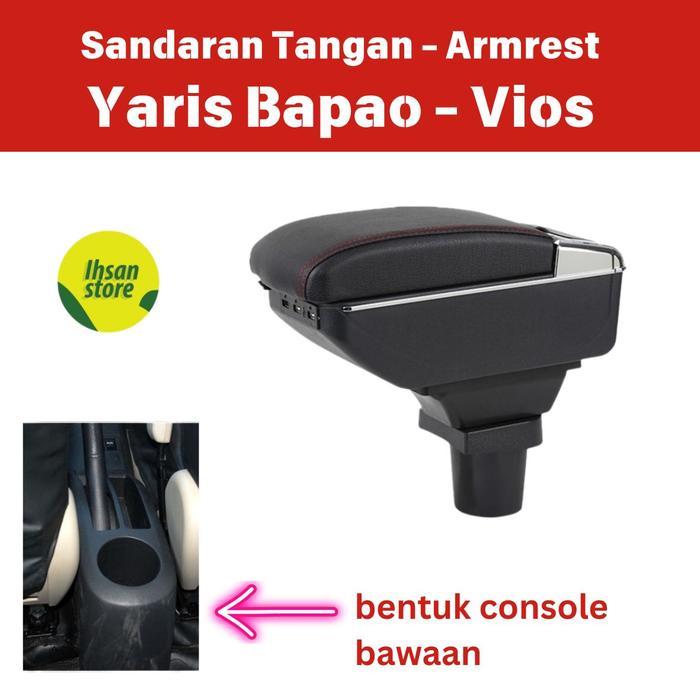 BERKUALITAS Sandaran Tangan Toyota Yaris Armrest Yaris Bakpao armrest Vios Console Box Yaris Bapao