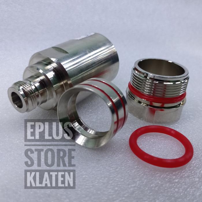 BERKUALITAS Konektor Coaxial 7/8 N Female LDF5 Tebal A&P Technology Korea KN114
