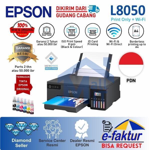 PRINTER EPSON L8050 L-8050 L 8050 WIFI FOTO ID CARD PENGGANTI L805