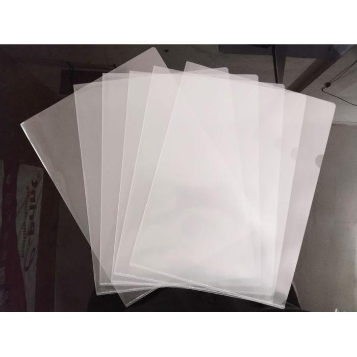 Map L map bening A4 polos tanpa merk - 12 pcs