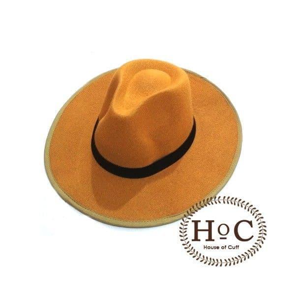FEDORA PANAMA HAT TOPI FEDORA PANAMA HAT JAZZ KOBOY HAT TOPI PANTAI WIDE LEBAR CARAMEL HAT JAZZ KOBO