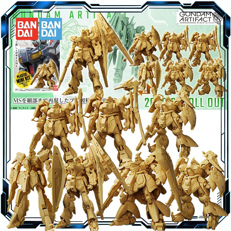 Bandai Candy Toy Shokugan GUNDAM ARTIFACT 06 Plastic Mini Set V Re-GZ Custom SAZABI Anime Action