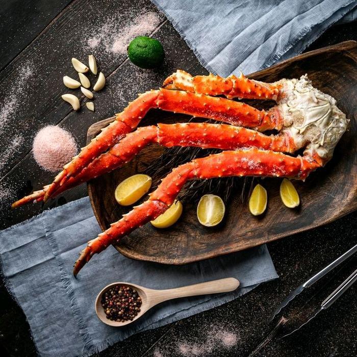Ready PT RIVEL FOOD INDONESIA Kaki Kepiting Alaskan Premium, Legs King Crab Alaska Frozen Sashimi