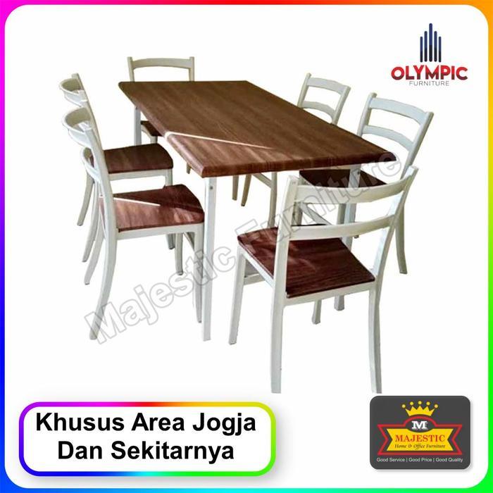 Set Meja Makan 6 Kursi Olympic DTM Simpsons 6k - Jogja