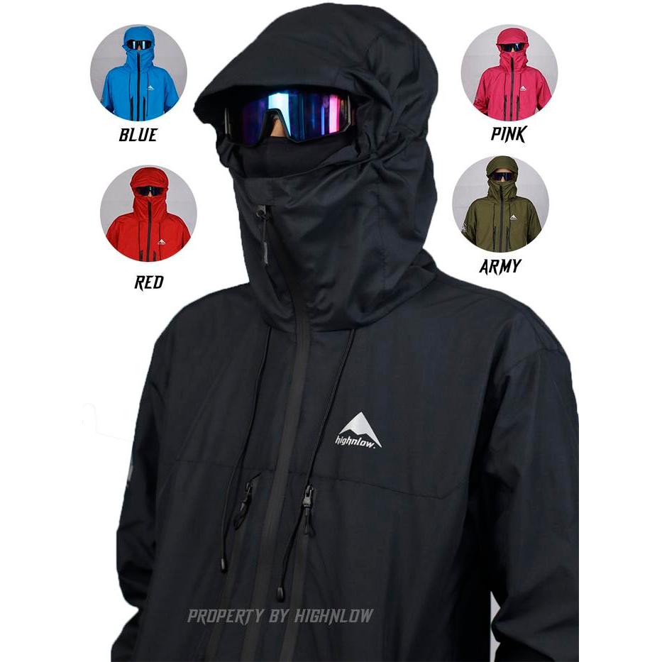 Salomon Advanture - Jaket Gorpcore Gunung Jaket Pria Wanita Hiking Gunung Windbreaker Outdoor Sport