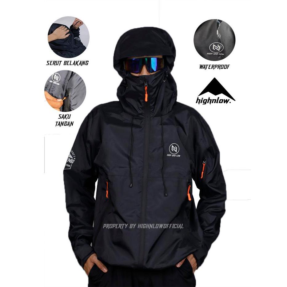 Salomon Advanture - High And Low Jaket Gorpcore Highking Series Jaket Gunung Waterproof Jaket Pria