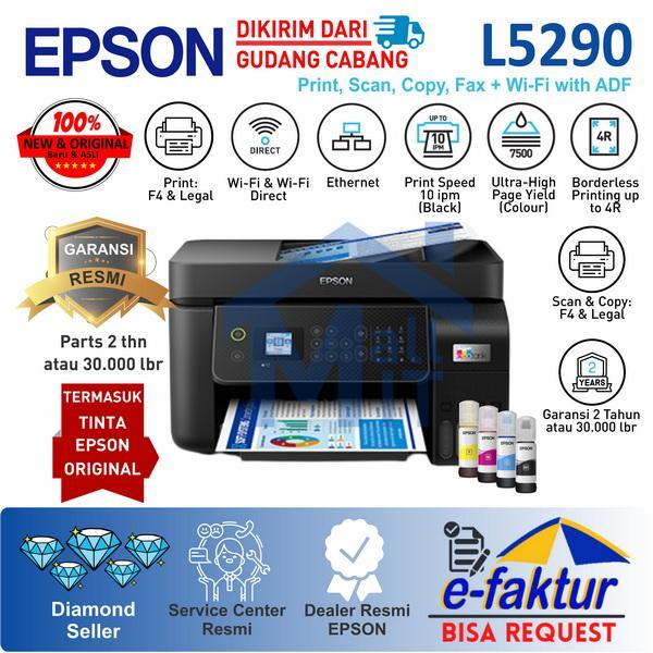JKT PRINTER EPSON L5290 L-5290 L 5290 PENGGANTI L5190 GARANSI RESMI