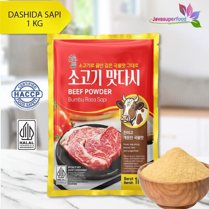 Radiateshop- [Halal] Dashida Rasa Sapi 1Kg / Sogogi Dashida Soup Stock / Bubuk Sapi / Bumbu Sapi