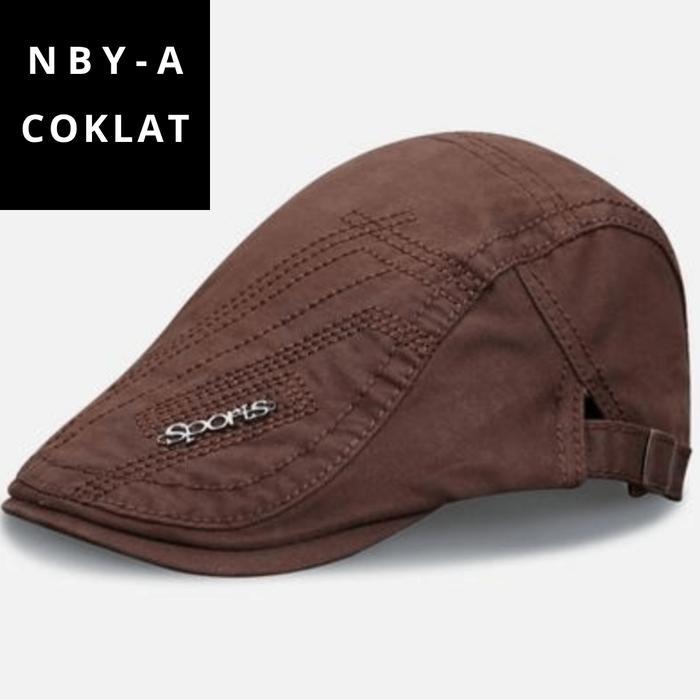Patino Hat Topi Flat Cap Pet Topi Pelukis Sutradara Newsboy
