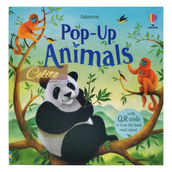 Buku Usborne 3D Pop Up Animals - Book - Buku Anak