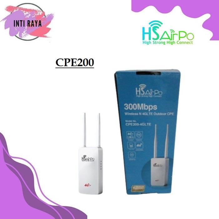 TERBARU HSAIRPO CPE200-4G-LTE CPE AP 4G LTE OUTDOOR WIRELESS 2.4GHZ CPE 200 PROMO